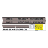 Jogo Decalque Adesivo De Lataria Trator Massey Ferguson 295