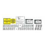 Jogo Decalque Adesivo De Lataria Trator Massey Ferguson 95x