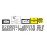 Jogo Decalque Adesivo De Lataria Trator Massey Fergusson 50x