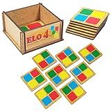 Jogo Desafio Elo 4 Educativo Pedagógico Infantil Raciocínio Lógico Didático Escolar Para Criança Maninho Brinquedos