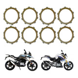 Jogo Disco Embreagem Frição Tração Bmw G310 Gs G 310 Gs