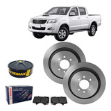 Jogo Disco Pastilha Dianteiro Toyota Hilux 2 7 2008 A 2019