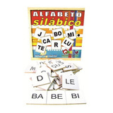 Jogo Educativo Alfabeto Silabico 150 Peças Em Mdf Carlu
