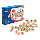 Jogo Educativo Brincando Com Letras E Números 72 Peças