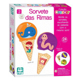 Jogo Educativo Madeira Sorvete Das Rimas Nig Brinquedos 0455