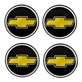 Jogo Emblema Chevrolet Botom Para Calota Roda Esportiva 44mm