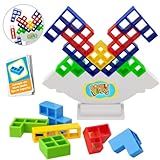 Jogo Equili Blocos Tetris Brinquedo Montar Raciocinio Educativo Divertido Dinâmico Desafiante Equilibrio ótimo Para Viagens Diversão Em Família E Amigos Presente