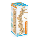 Jogo Estilo Jungues Torre De Equilíbrio Madeira Mdf 54 Peças