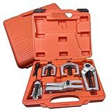 Jogo Extrator Saca Pivô Terminal Barra De Direção Universal Kit Profissional Facilita Remoção De Terminais E Pivôs Feron