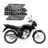 Jogo Faixas De Adesivos Completo Honda Cg Fan 125 Preta 2008