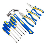 Jogo Ferramentas Com Martelo Alicates Chave Fenda Philips