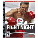 Jogo Fight Night Round 3 Ps3 Midia Fisica Greatest Hits