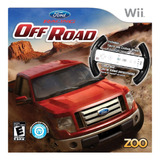 Jogo Ford Racing Off Road Com Volante Custom Nintendo Wii