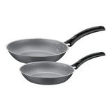 Jogo Frigideiras Alumínio 2 Peças Turim Tramontina Cor Chumbo