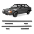 Jogo Friso Lateral Escort Hobby/xr3 1987 88 A 1994 Preto