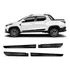 Jogo Friso Lateral Fiat Strada 2021 22 23 Mod Original