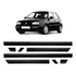 Jogo Friso Lateral Golf Gl Glx 4 Portas 1995 A 1998 Preto
