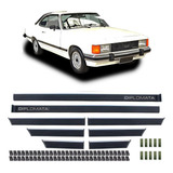 Jogo Friso Lateral Grampos Opala Diplomata 80 84 2 Portas