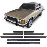 Jogo Friso Lateral Opala Diplomata 80 84 4 Portas Mod Grampo