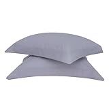 Jogo Fronha Percal 180 Fios Buddemeyer Basic Percalle 100 Algodão Penteado Bege 50x70cm Com Abas 2 Peças