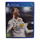 Jogo Futebol Fifa 18 Todo Em Português Dvd Ps4 Mídia Física