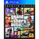 Jogo Game Grand Theft Auto Gta V Premium Edition Ps4 Fisica