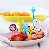 Jogo Garfinho Petisco Para Frutas Palitinho 10pçs Bpa Free