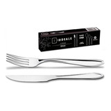 Jogo Garfo Faca Inox 48 Talheres Restaurante Buffet Hotel