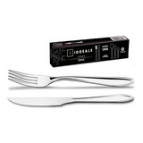 Jogo Garfo Faca Inox 48 Talheres Restaurante Buffet Hotel