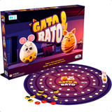 Jogo Gato E Rato Tabuleiro Infantil Familia Brinquedo Mesa
