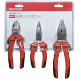 Jogo Gedore De Alicates Corte Bico Universal 1000v