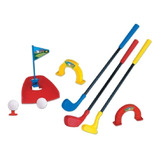 Jogo Golfe Mini Golf Infantil Com Sacola Colorido 590b
