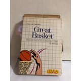 Jogo Great Basket Do Master System Com Manual Original Usado