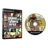 Jogo Gta San Andreas Para Playstation 2 Ps2 Fat Slim Patch