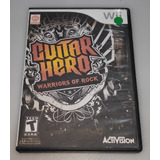 Jogo Guitar Hero Warriors Of Rock (nintendo Wii, Original)