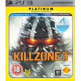 Jogo Killzone 3 Platinum Ps3 Compativel Move   Usado