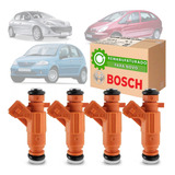 Jogo Kit 4 Bico Injetor C3 206 207 1 6 16v Gasolina Bosch