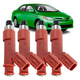Jogo Kit 4 Bicos Injetor Corolla 1 8 16v 2009 2010 2011 2012