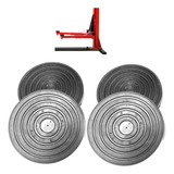Jogo Kit 4 Sapata Para Elevador 120mm Com Encaixe