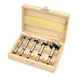 Jogo Kit 5 Brocas Fresas Madeira Forstner 10 35mm Sparta