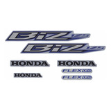 Jogo Kit Adesivos Honda Biz 125 Es 2015 Prata Lb10531