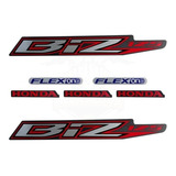 Jogo Kit Adesivos Honda Biz 125 Es 2015 Preto Lb10530