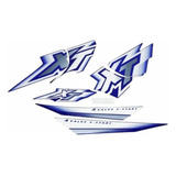 Jogo Kit Adesivos Yamaha Xt 600 2000 2002 Azul Lb00750