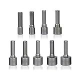 Jogo Kit Bits Soquete Canhão 9 Peças 5 A 13 Mm Parafusadeira