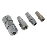 Jogo Kit Engate Rápido Pneumático Compressor 4 Peças 1 4