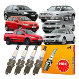 Jogo Kit Velas Ignição Ngk Vw Polo Fox Gol G4 G5 G6 1 0 1 