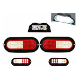 Jogo Lanternas Led Com Ré 2 Sinaleiras 1 Luz De Placa