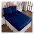 Jogo Lençol 3 Peças Cama Casal 1,88x1,38 Várias Cores 