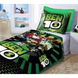 Jogo Lençol Cobre Leito Fronha Infantil Ben 10