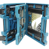 Jogo Makita 200 Peças Kit Brocas Maleta Ferramentas D 37194